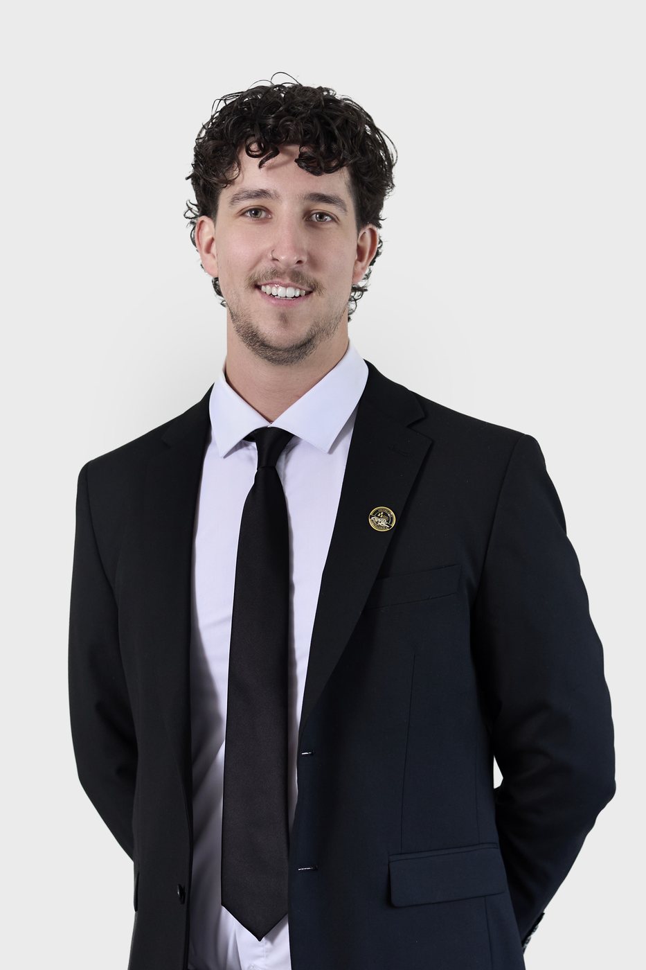 Professional studio headshot for a profile update